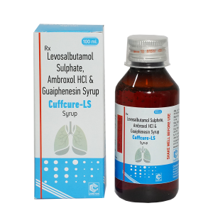 Ambroxol, Guaiphenesin & Levosalbutamol Syrup Manufacturer in India