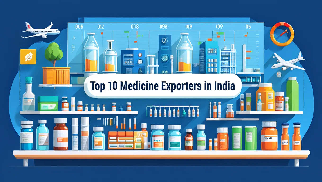 Top 10 Medicine Exporters in India