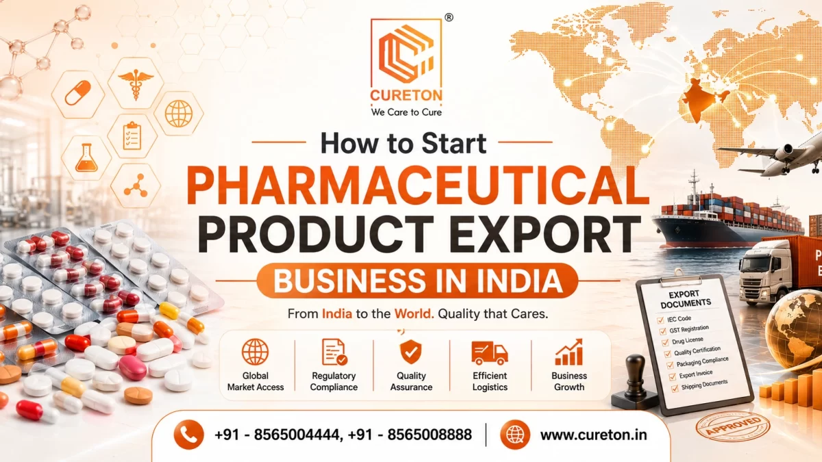 how to start pharmaceutical product export business in india