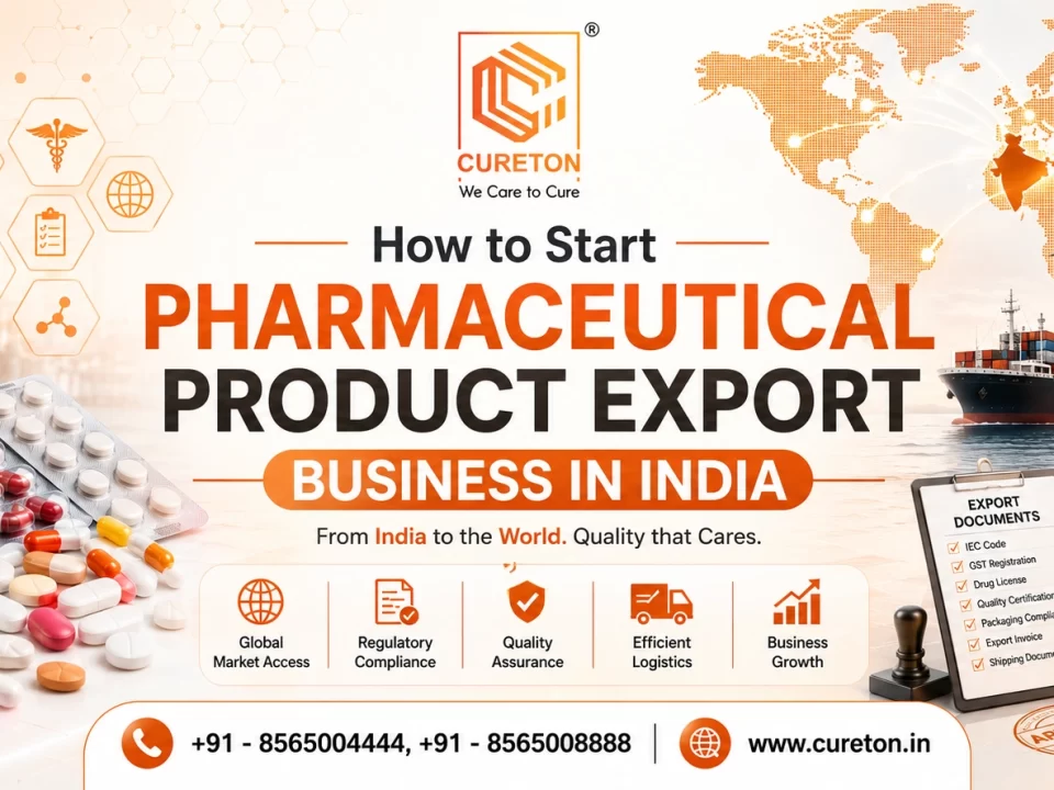 how to start pharmaceutical product export business in india