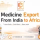 medicine export from india to africa